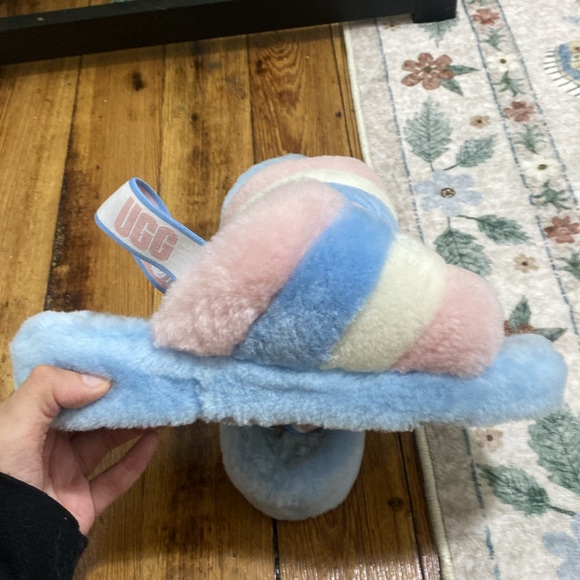 Size 9 Ugg SLING BACK SLIPPERS COTTON CANDY COLORS - Picture 5 of 8